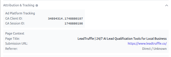 Complete analytics tracking for embedded forms